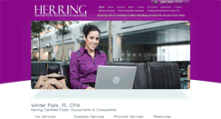 Desktop Screenshot of herringcpa.com